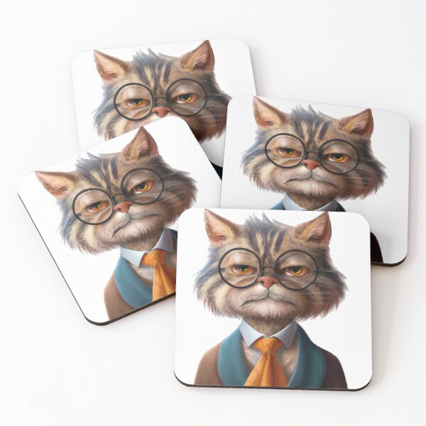 Item preview, Librarian Kitten: A stern look designed and sold by Melcu.