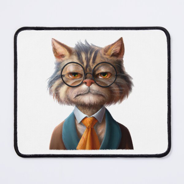 Item preview, Librarian Kitten: A stern look designed and sold by Melcu.