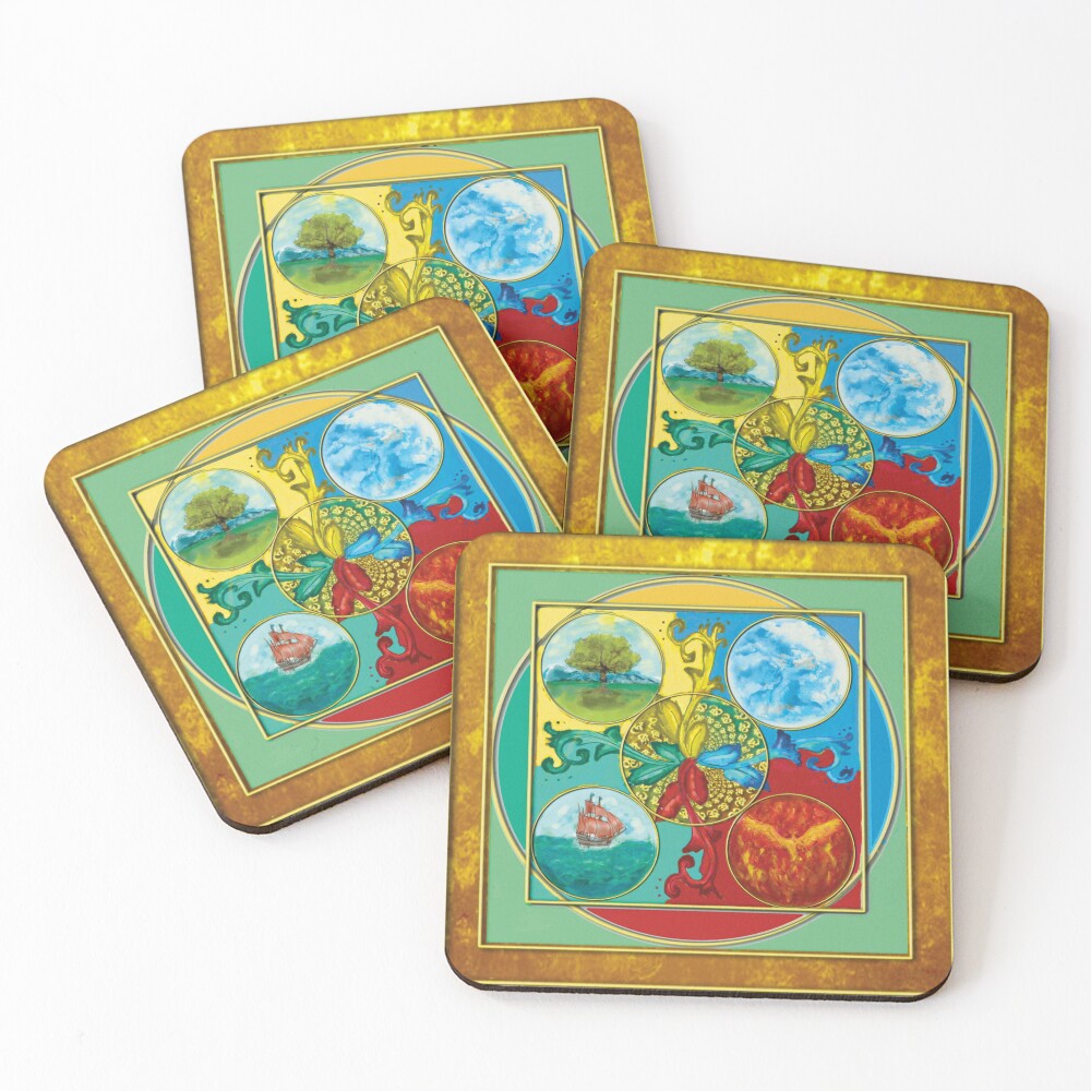 Item preview, Coasters (Set of 4) designed and sold by Taimei.
