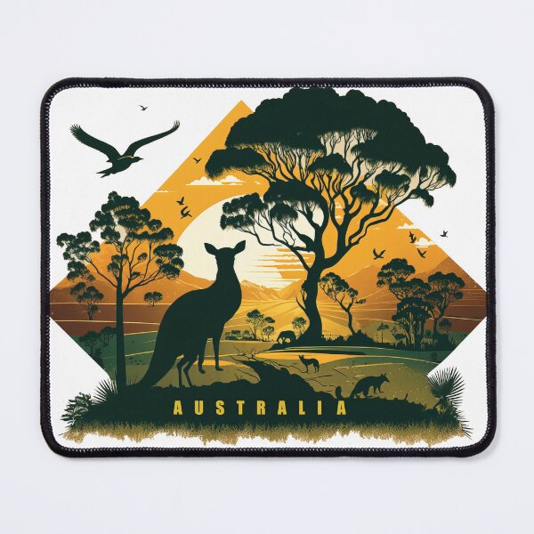 Item preview, Australian savannah landscape designed and sold by AreteSticker.