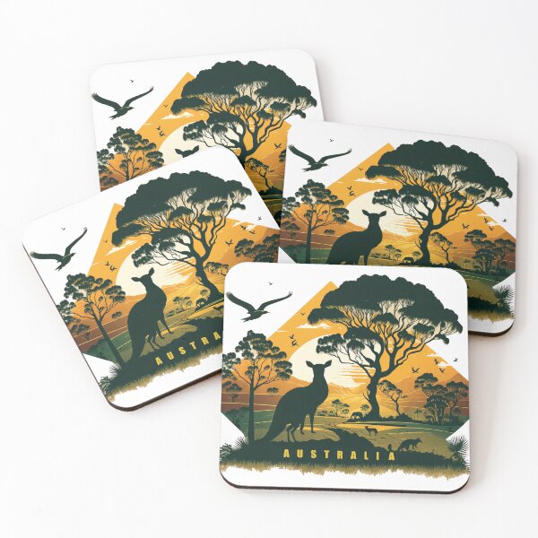 Item preview, Australian savannah landscape designed and sold by AreteSticker.
