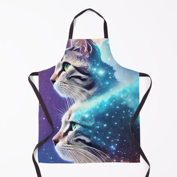 Item preview, Galaxy Cat Double Exposure - Modern Digital Art designed and sold by Ai-michiart.