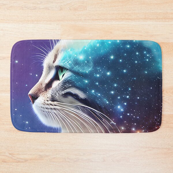 Item preview, Galaxy Cat Double Exposure - Modern Digital Art designed and sold by Ai-michiart.