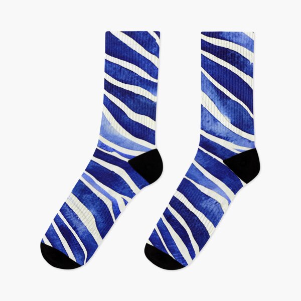 Item preview, Blue and white lines and strokes pattern design No2 designed and sold by angelisart.