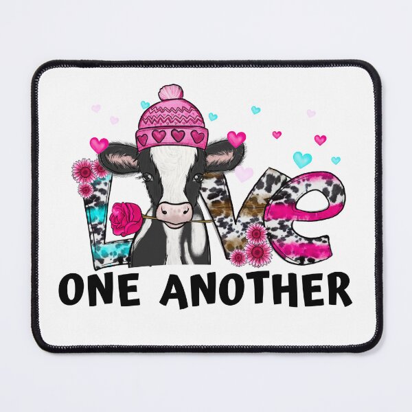Item preview, Love Farm cow Love one another designed and sold by FarmsteadAcers.