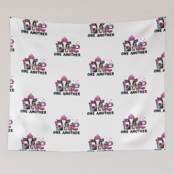 Item preview, Love Farm cow Love one another designed and sold by FarmsteadAcers.