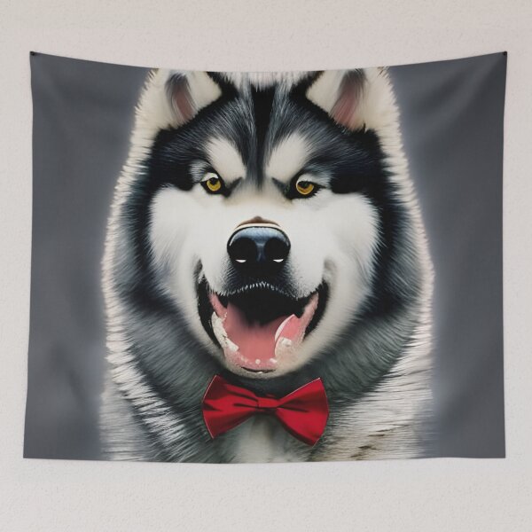 Item preview, A cute alaskan malamute portrait.  Alaskan Malamute mamma. Alaskan Malamute Mummy designed and sold by Doggymadness.
