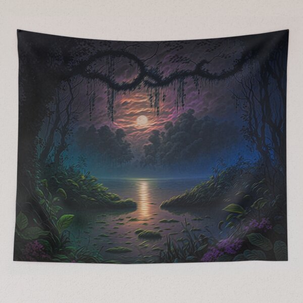 Item preview, Moonlit Landscape designed and sold by Dawn van Doorn.