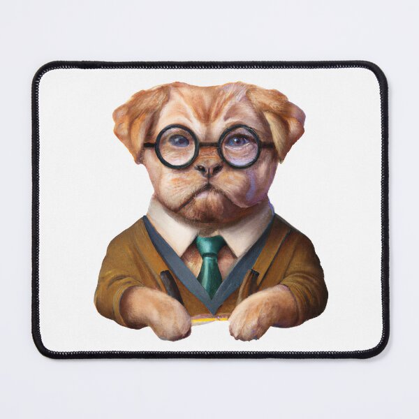 Item preview, Dog Librarian: A stern look designed and sold by Melcu.