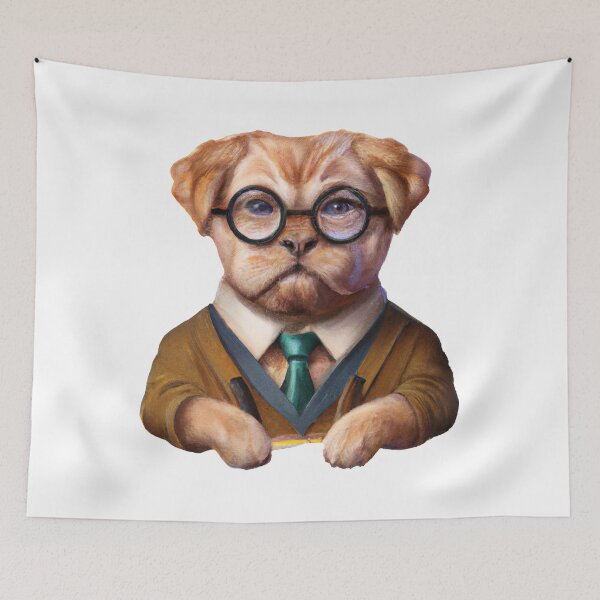 Item preview, Dog Librarian: A stern look designed and sold by Melcu.