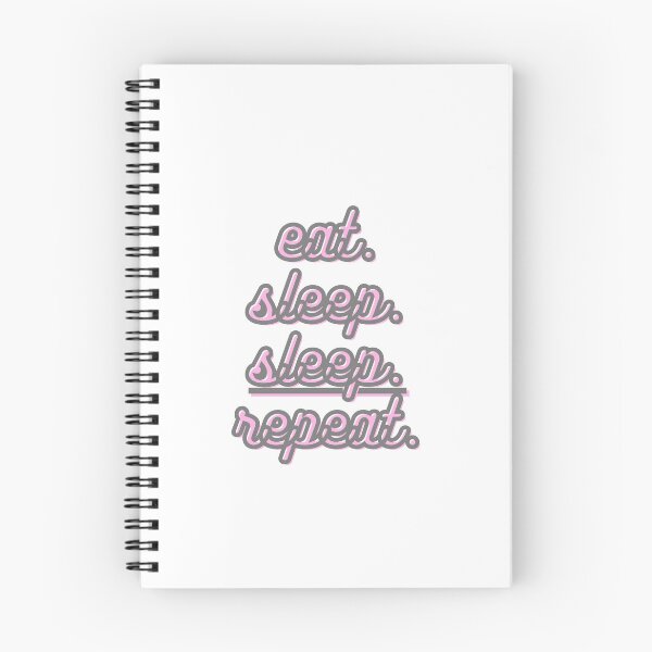 Item preview, Eat. Sleep. Sleep again. Repeat. designed and sold by LapillusDesigns.
