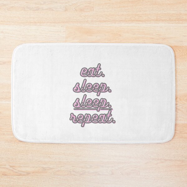 Item preview, Eat. Sleep. Sleep again. Repeat. designed and sold by LapillusDesigns.