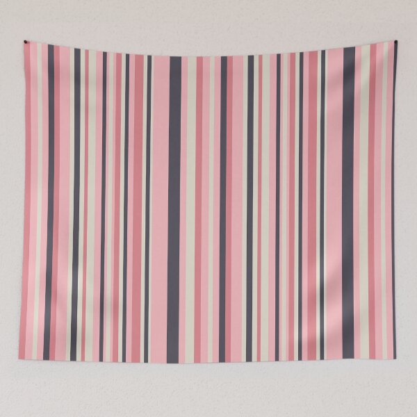 Item preview, Soft stripes in cream, yellow, pink and grey designed and sold by NattyDesigns.