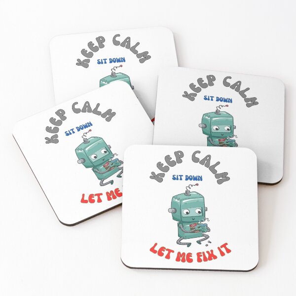 Item preview, Keep Calm Sit Down And Let Me Fix It designed and sold by Innovativeartco ⭐⭐⭐⭐⭐(12k).