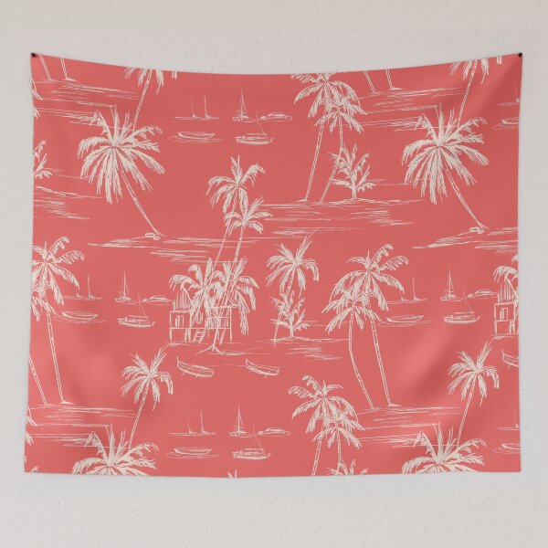 Artikelvorschau, Rotes Strandmuster entworfen und verkauft von Anis Illustration.