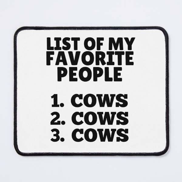 Item preview, Funny Cow lovers list I don't like people, I like cows designed and sold by FarmsteadAcers.
