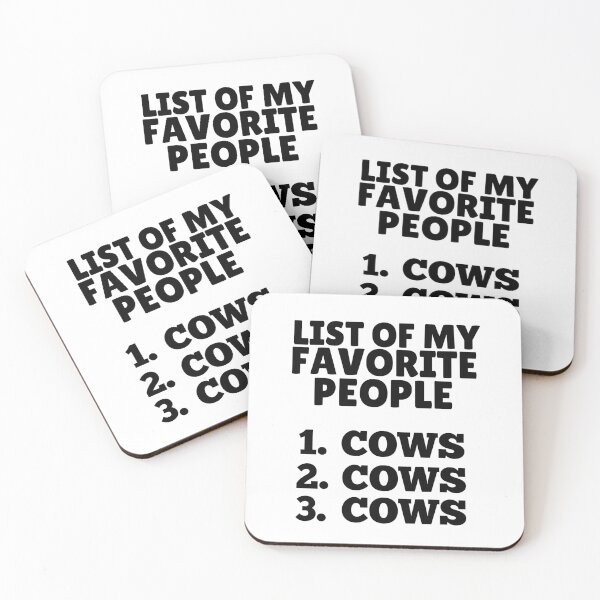 Item preview, Funny Cow lovers list I don't like people, I like cows designed and sold by FarmsteadAcers.