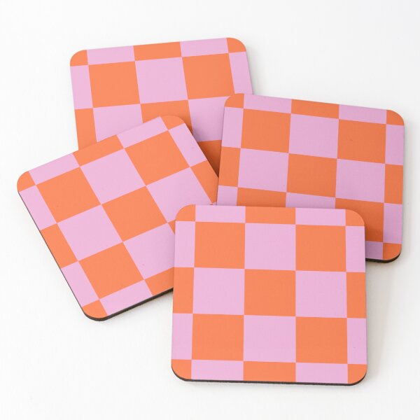 Item preview, Checks Orange Lilac designed and sold by susycosta.