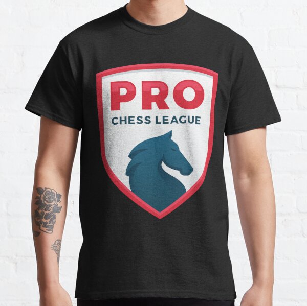 PRO Chess League Shield Logo Online Chess Fan T-Shirt