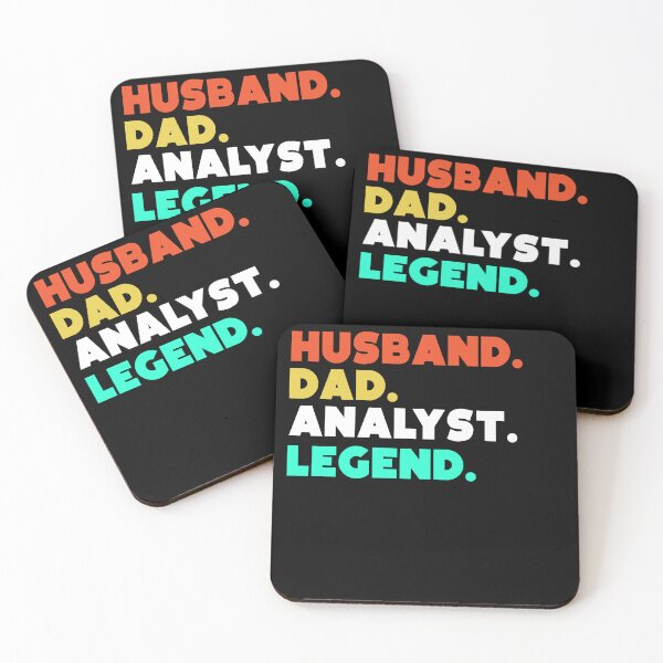 Item preview, Husband.Dad.Analyst.Legend. designed and sold by HerbalBlue.