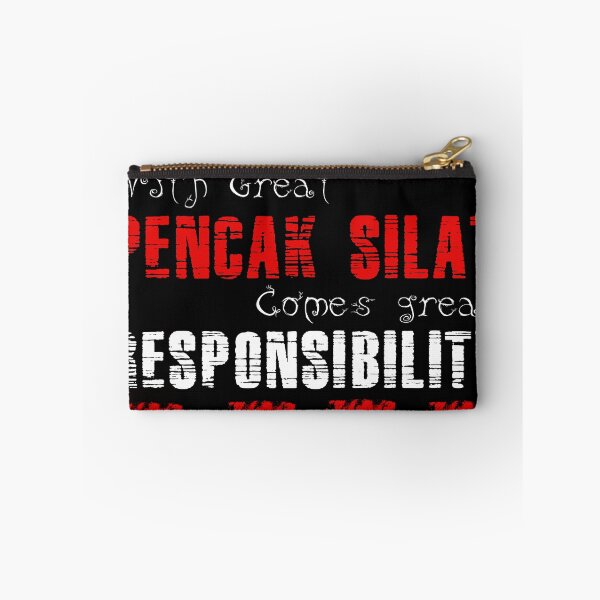 Item preview, With great Pencak silat comes great responsibility designed and sold by MartialArtsNerd.