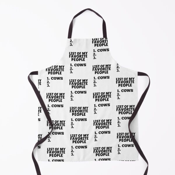 Item preview, List of my favorite people are cows designed and sold by FarmsteadAcers.
