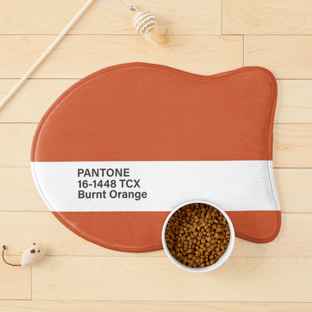 pantone 16-1448 TCX Burnt Orange Poster for Sale by princessmi-com