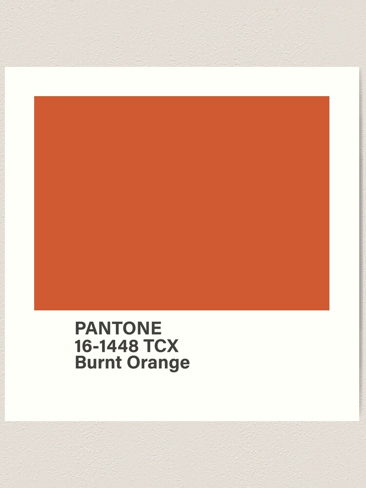 Burnt Orange // Pantone® 16-1448 TPX Leggings by One Stop Shop