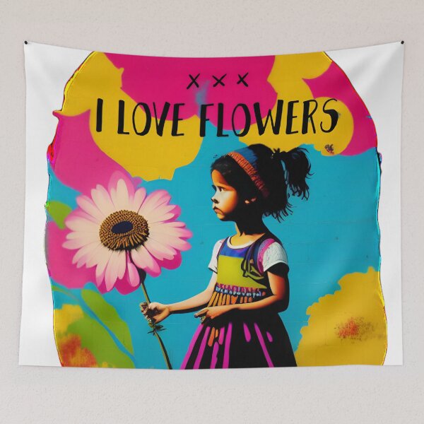 Item preview, I Love Flowers designed and sold by Basunat.