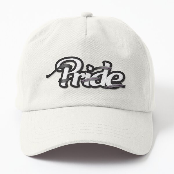 Artikel-Vorschau von Demisexuelle Stolzflagge, farbiges Band um die Buchstaben des Wortes PRIDE gewickelt, designt und verkauft von LiveLoudGraphic.