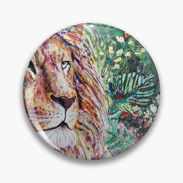 Item preview, Africa Lion Artwork Acrylic Abstract Art designed and sold by Silke Host.
