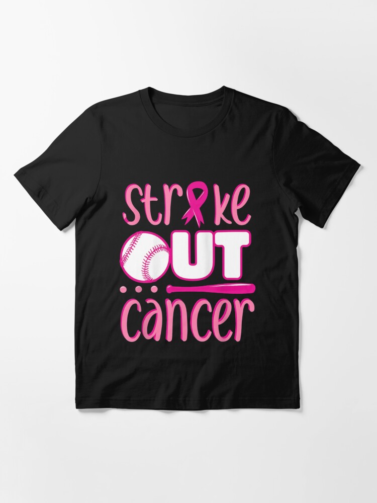 Strike Out Cancer Softball Svg, Ball Mammogram Pink Ribbon Game