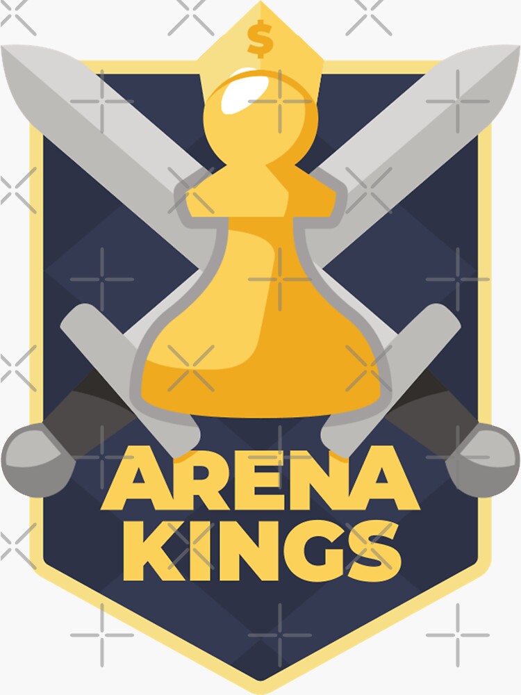 Nerdy Arena Kings Chess.com Online Chess Player Strategy Game Geek Gift  Sticker for Sale by Nathan Frey