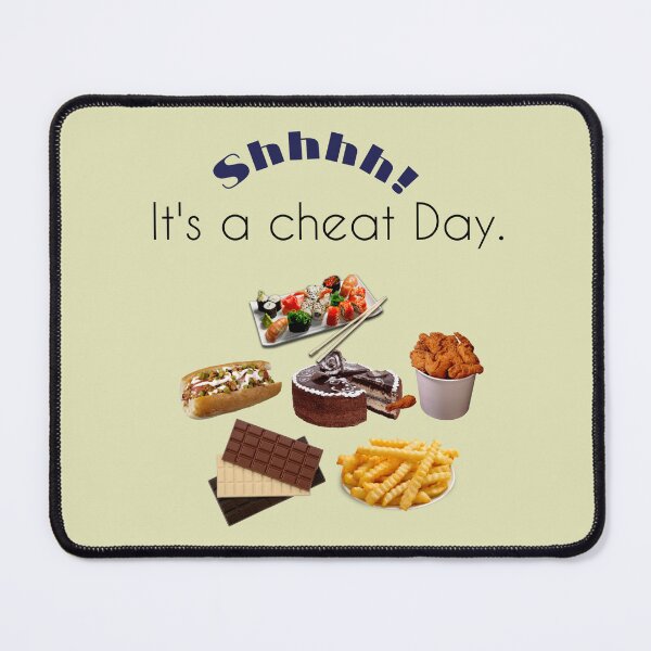 Item preview, it's a cheat day. designed and sold by Discoverartsy.