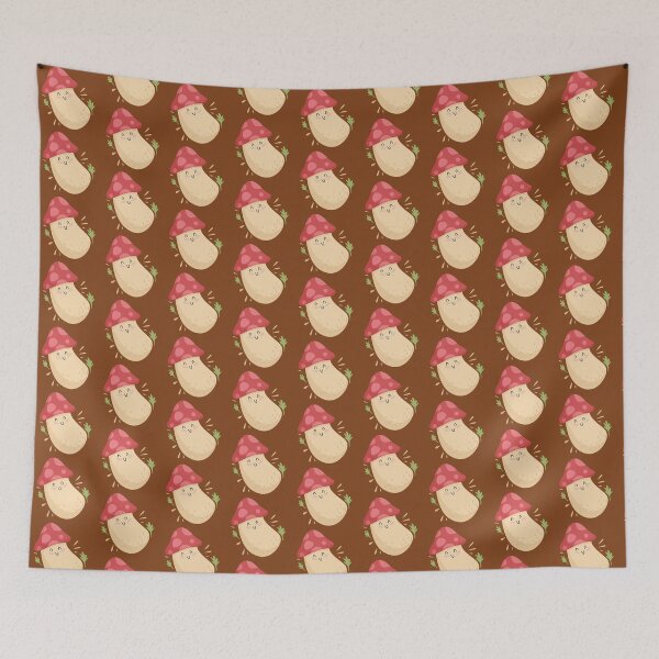 Item preview, Cute Kawaii Mushroom Design designed and sold by BrightLightArts.