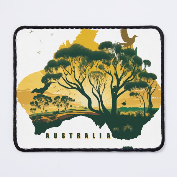 Item preview, Australian savannah landscape designed and sold by AreteSticker.