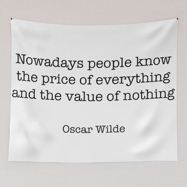 Item preview, Oscar Wilde Quote designed and sold by CamoQuotes.