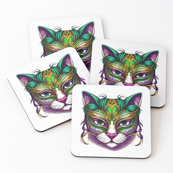 Artikelvorschau, Cat Mardi Gras Katzentastisches Festival entworfen und verkauft von Hananiah Merch.