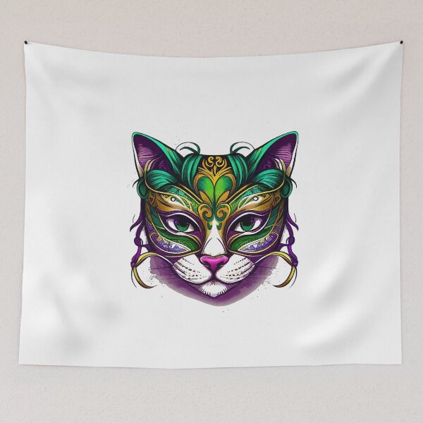Artikelvorschau, Cat Mardi Gras Katzentastisches Festival entworfen und verkauft von Hananiah Merch.