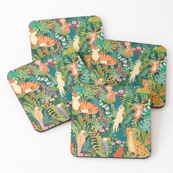 Item preview, Colorful abstract animal pattern designed and sold by DoodlesnPoodles.