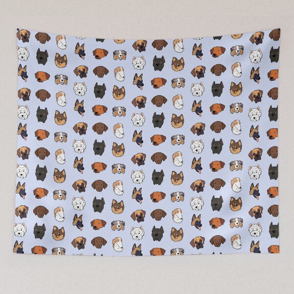 Item preview, Cute dog faces illustration pack  designed and sold by Yarafantasyart.