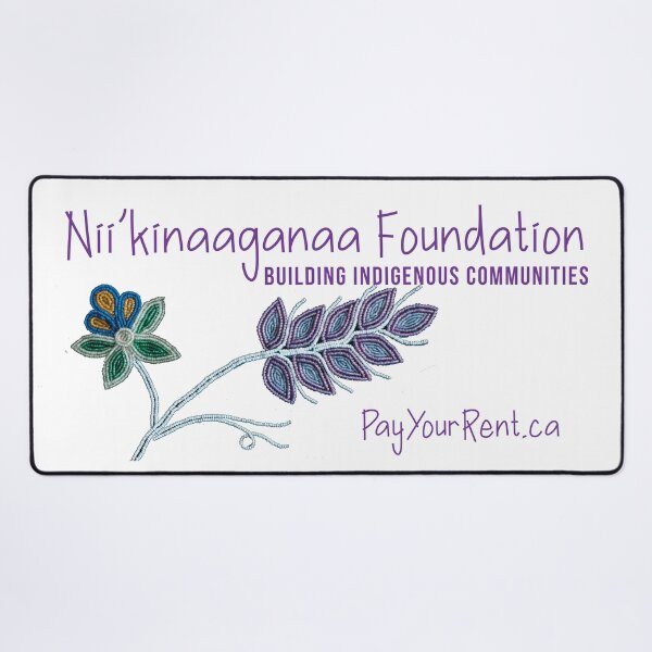 Item preview, Metis Beadwork, fireweed and floral designed and sold by Niikinaaganaa.
