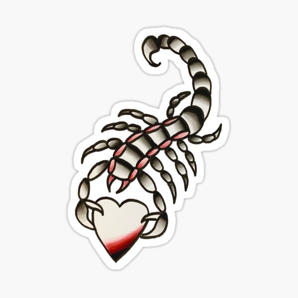 Heart Scorpion done at Tiger Tattoo LV  rtattoo