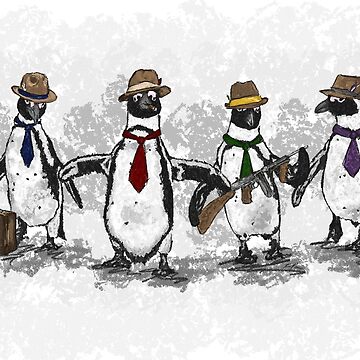 Artwork thumbnail, Gangster Penguins by ImagineMeraki