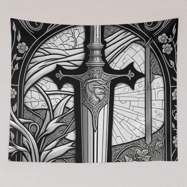 Item preview, Intricate Stained Glass Sword #1 designed and sold by Galviato.