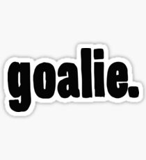 Goalie Drawn - Cool Sports Sticker T-Shirt Pillow Sticker
