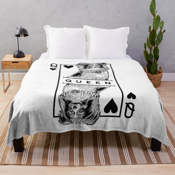 Item preview, Papillon Queen Of Hearts Funny Butterfly Dog Lover Pop Art designed and sold by GrandeDuc.