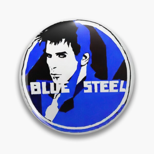 Item preview, Blue Steel Zoolander Round Sticker designed and sold by DreamNebula.