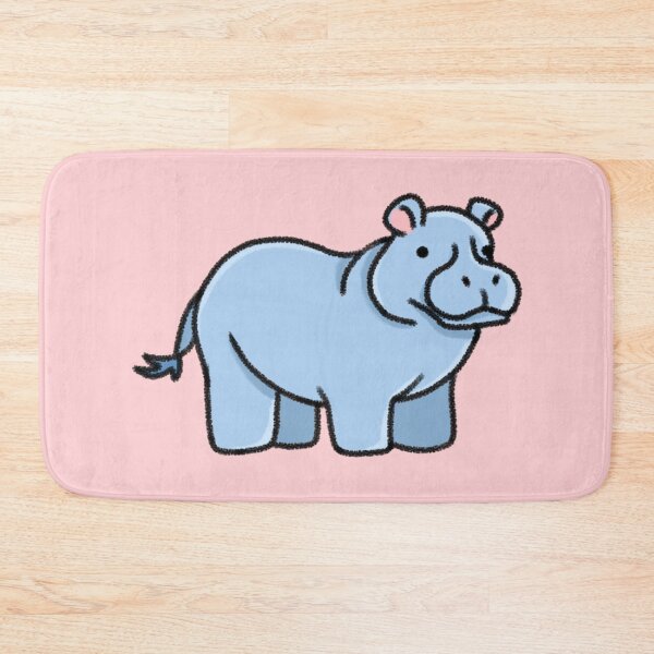 Item preview, Cute Little Hippo designed and sold by Olivia Bussiere.