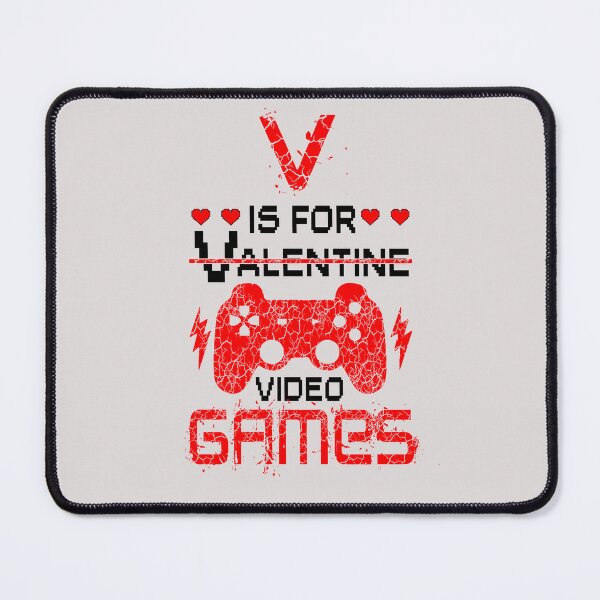 Item preview, FUNNY V IS FOR VIDEO GAMES Valentine Costume happy valentine's day GIFT designed and sold by KiraSpace.